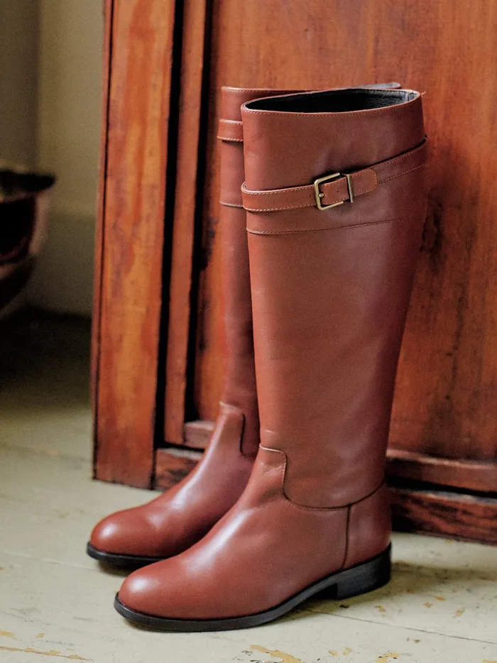 Millbrook Leather Boots Brown Women JMcLaughlin Boots