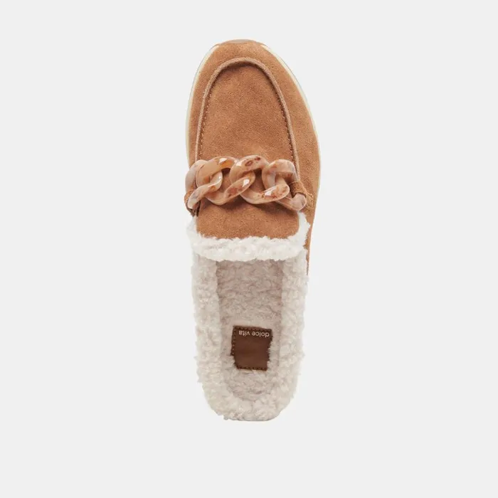 Mules and Clogs Women Dolce Vita Jamey Plush Sneakers Pecan Suede