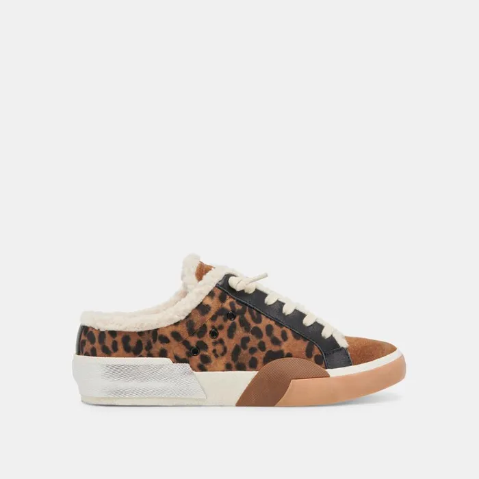 Mules and Clogs Women Dolce Vita Zantel Sneakers Leopard Suede