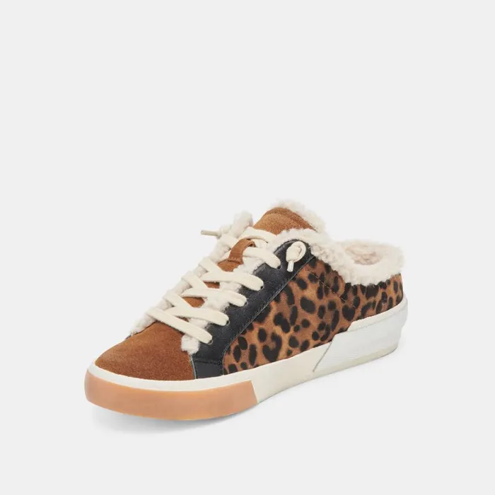 Mules and Clogs Women Dolce Vita Zantel Sneakers Leopard Suede