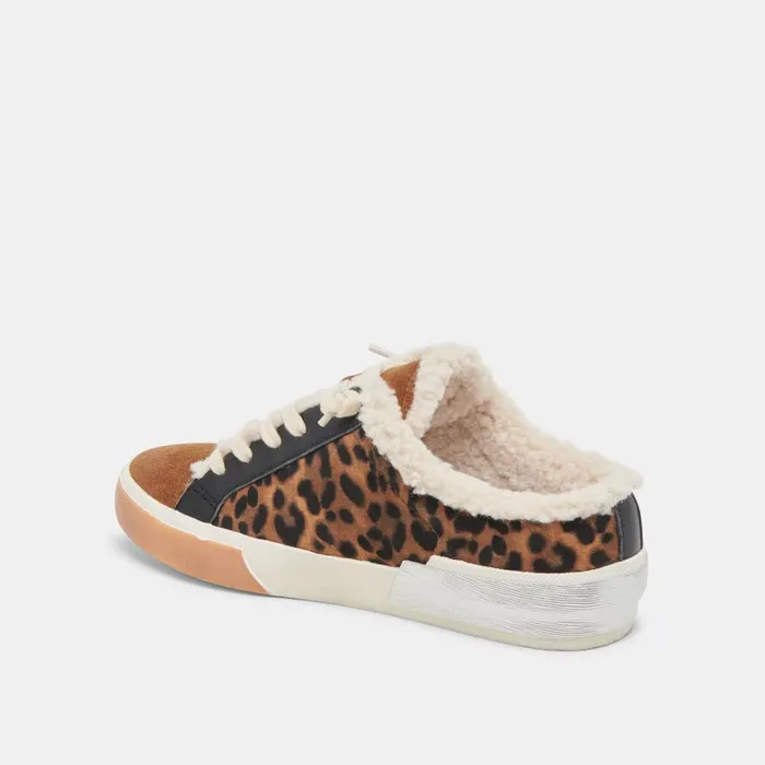 Mules and Clogs Women Dolce Vita Zantel Sneakers Leopard Suede
