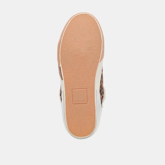 Mules and Clogs Women Dolce Vita Zantel Sneakers Leopard Suede