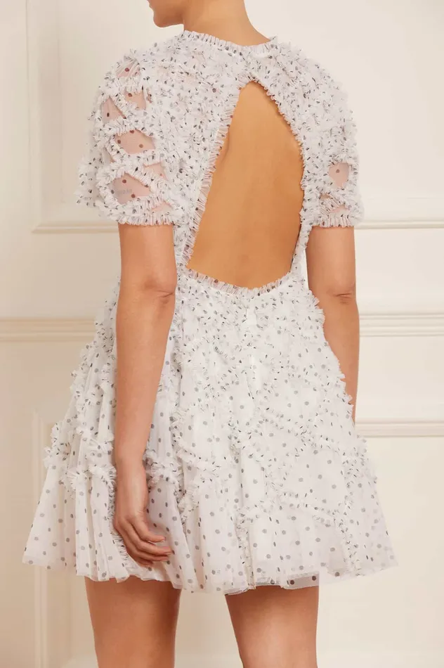 Needle and Thread Polka Dot Evelyn Backless Micro Mini Dress Multi Women Printed Dresses Needle and Thread Polka Dot Evelyn Backless Micro Mini Dress Multi Women Printed Dresses