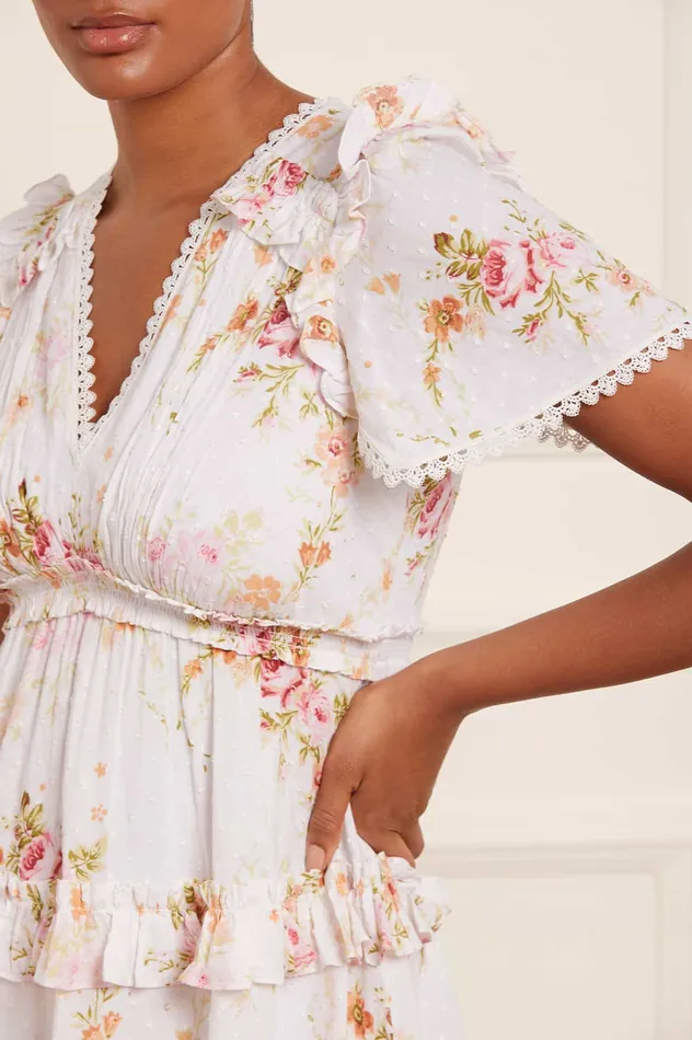 Needle and Thread Trailing Blooms Cotton Lace Ankle Gown Multi Women Day Dresses Needle and Thread Trailing Blooms Cotton Lace Ankle Gown Multi Women Day Dresses