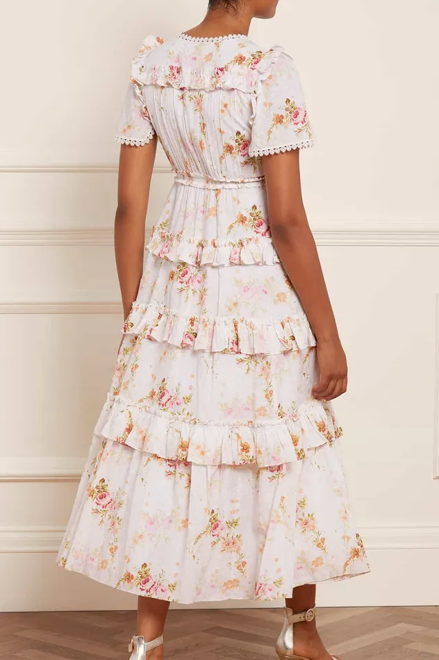 Needle and Thread Trailing Blooms Cotton Lace Ankle Gown Multi Women Day Dresses Needle and Thread Trailing Blooms Cotton Lace Ankle Gown Multi Women Day Dresses