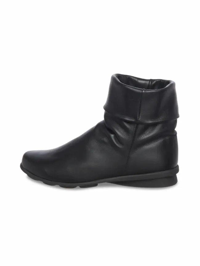 New Styles Woman Arche Archette Ankle Boots Plain Leather Black New Styles Woman Arche Archette Ankle Boots Plain Leather Black