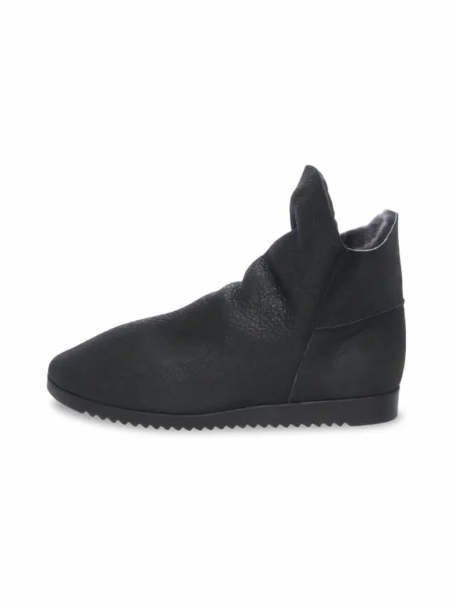 New Styles Woman Arche Baosha Ankle Boots Sheepskin Black Leather New Styles Woman Arche Baosha Ankle Boots Sheepskin Black Leather