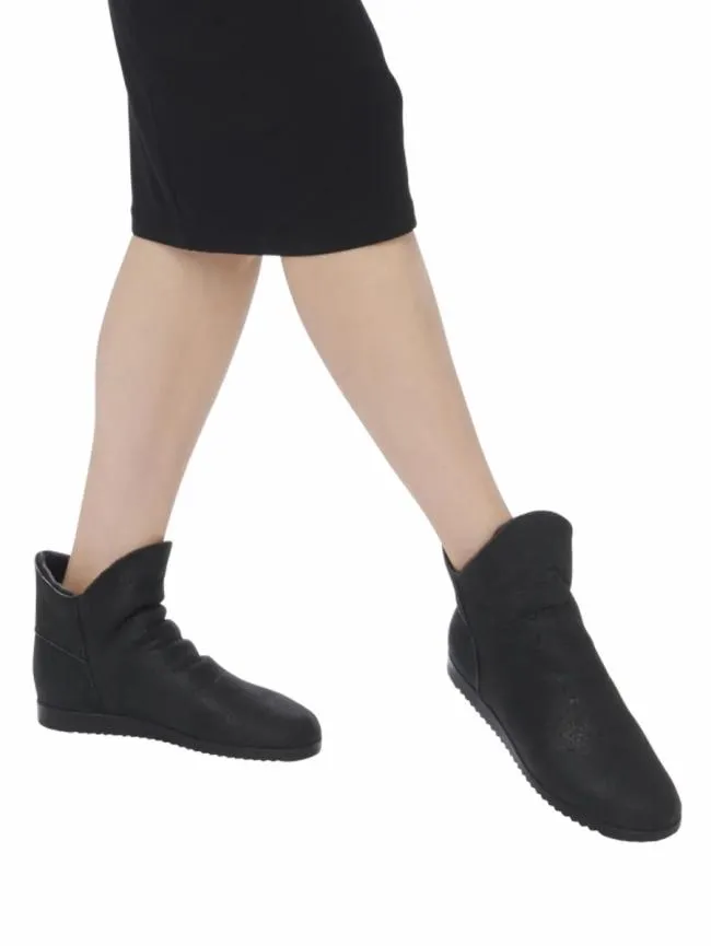 New Styles Woman Arche Baosha Ankle Boots Sheepskin Black Leather New Styles Woman Arche Baosha Ankle Boots Sheepskin Black Leather