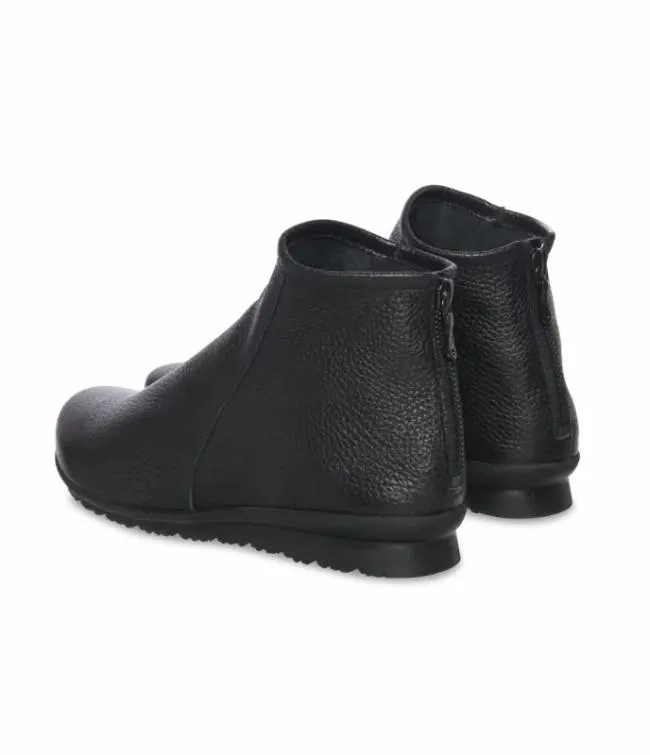New Styles Woman Arche Baryky Ankle Boots Plain Leather Black New Styles Woman Arche Baryky Ankle Boots Plain Leather Black