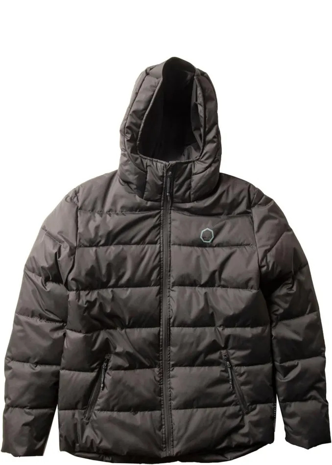 North Seas Down Jacket Black Men Vissla Jackets