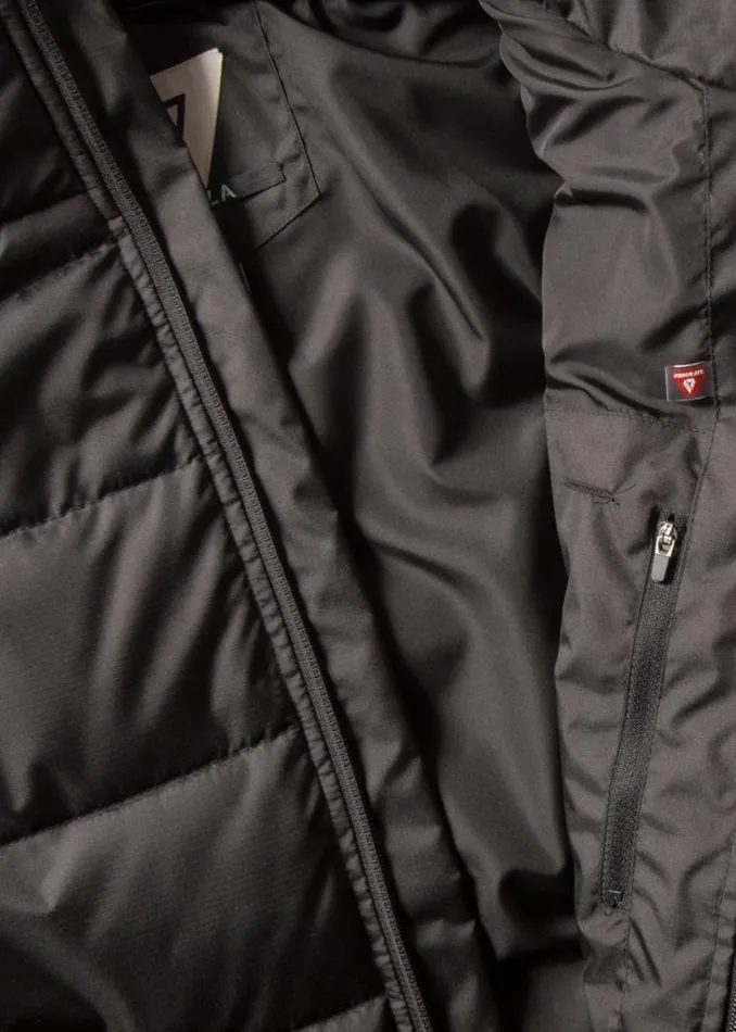 North Seas Down Jacket Black Men Vissla Jackets