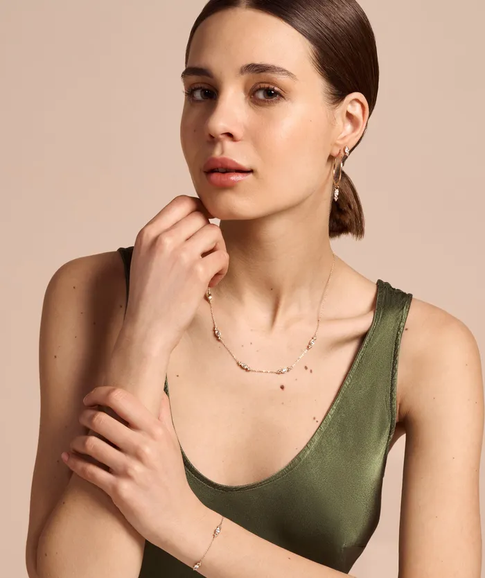 Olivia Burton Dainty Rose Gold Plated Bracelet Women Bracelets