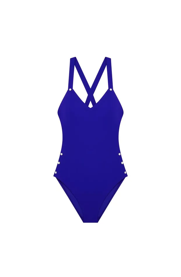 Pain De Sucre Onepiece Swimsuits Women Belli Sapphire