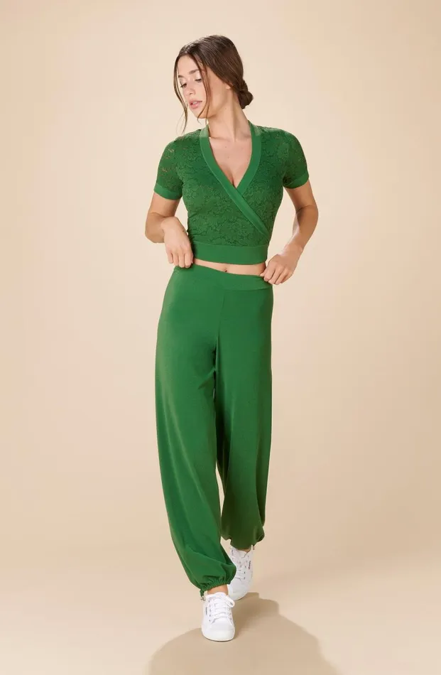 Pain De Sucre Pants and Shorts Women Piter Olive Green