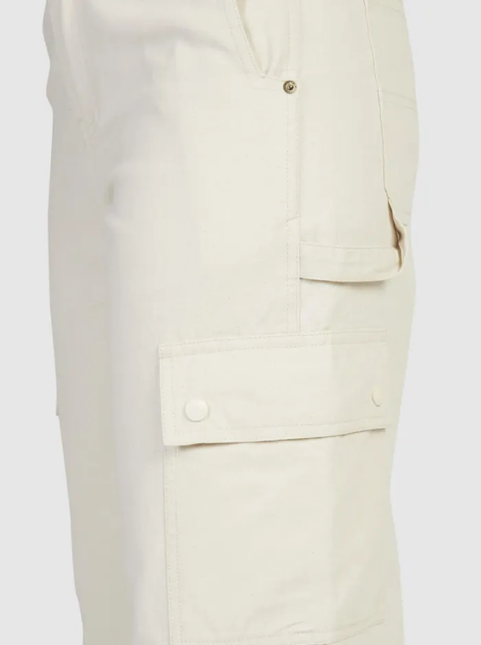 Pants and Jeans Women Roxy Lefty Cargo Trousers Natural