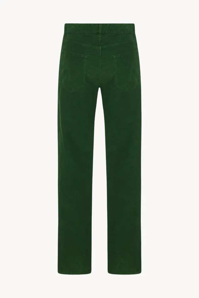 Pants and Shorts Women The Row Carlind Pant In Corduroy Pine Green