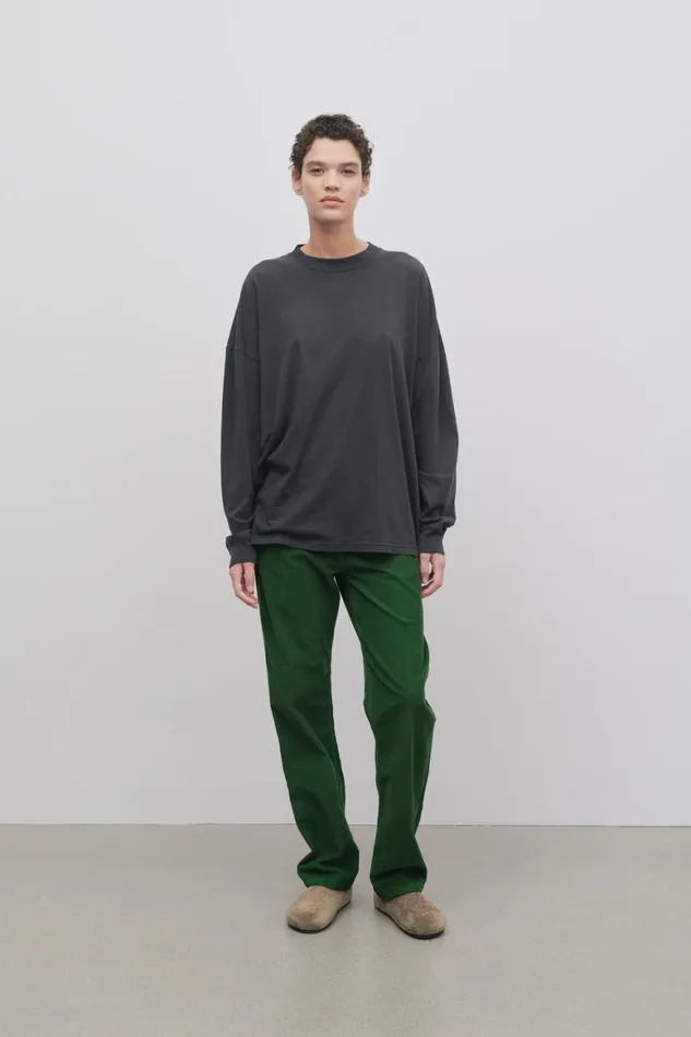 Pants and Shorts Women The Row Carlind Pant In Corduroy Pine Green