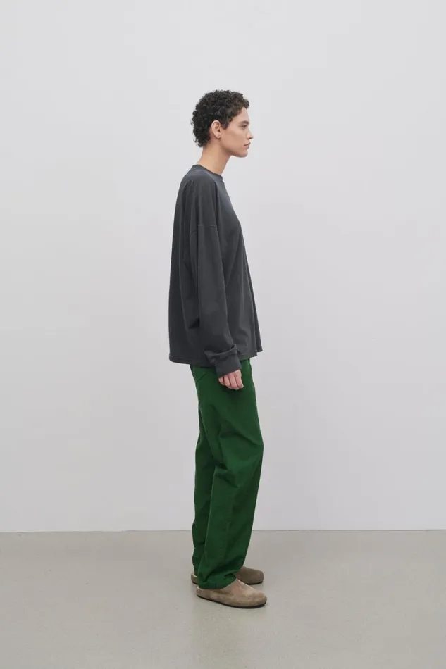 Pants and Shorts Women The Row Carlind Pant In Corduroy Pine Green