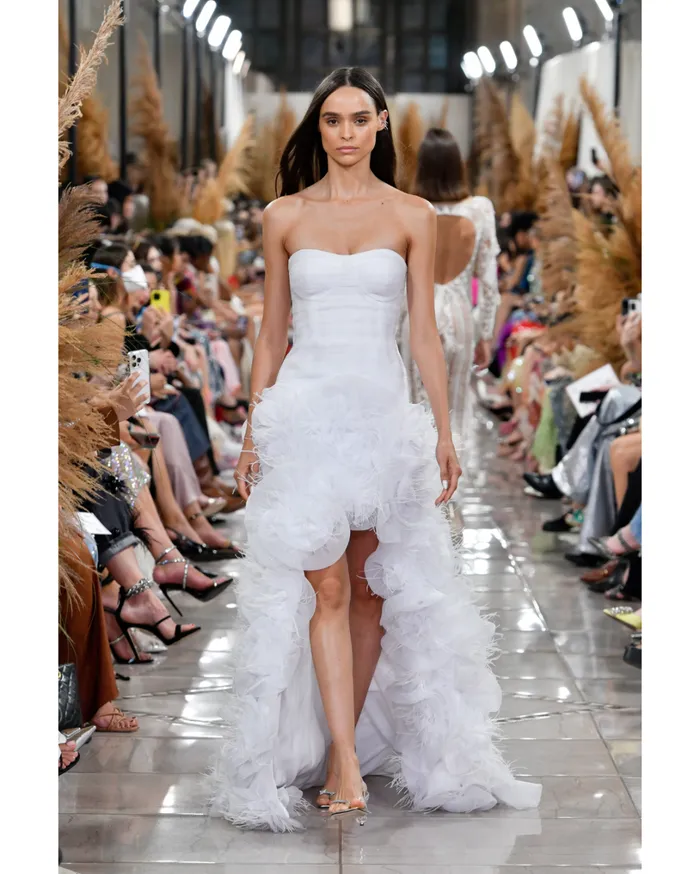 Patbo Dresses and Jumpsuits HandEmbroidered Strapless Gown White 8211 Women Patbo Dresses and Jumpsuits HandEmbroidered Strapless Gown White 8211 Women