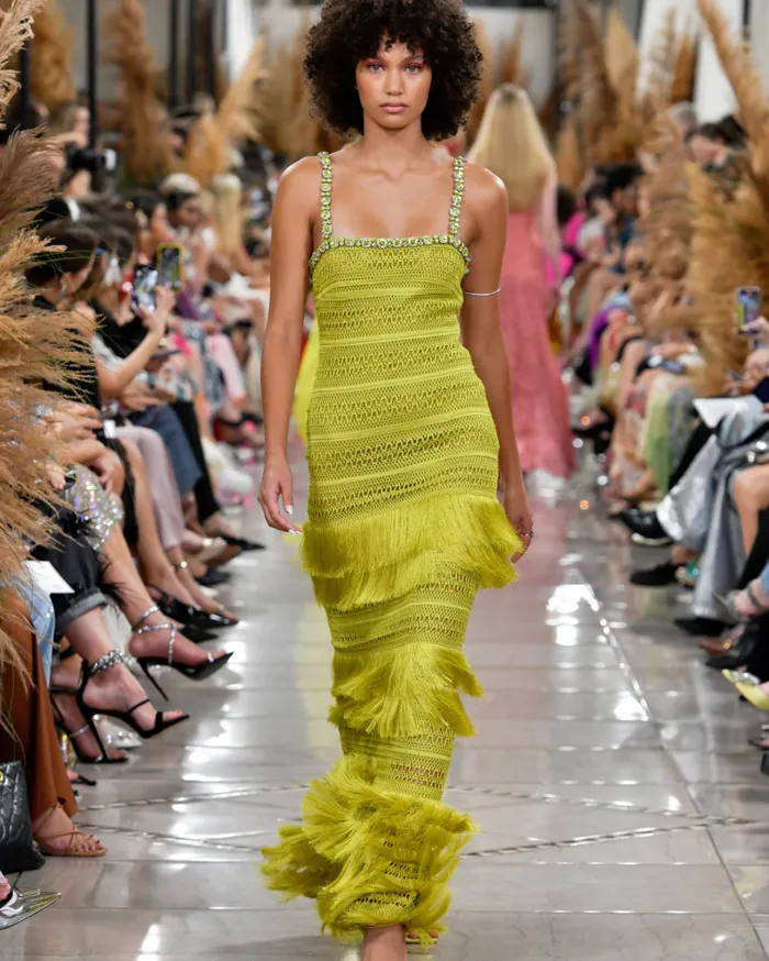 Patbo Dresses and Jumpsuits Woven Fringe Maxi Dress Absinthe 8211 Women