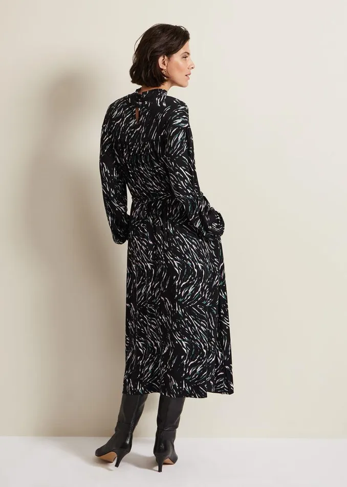 Phase Eight Dresses Women Anamaria Midi Dress Charcoal Multi