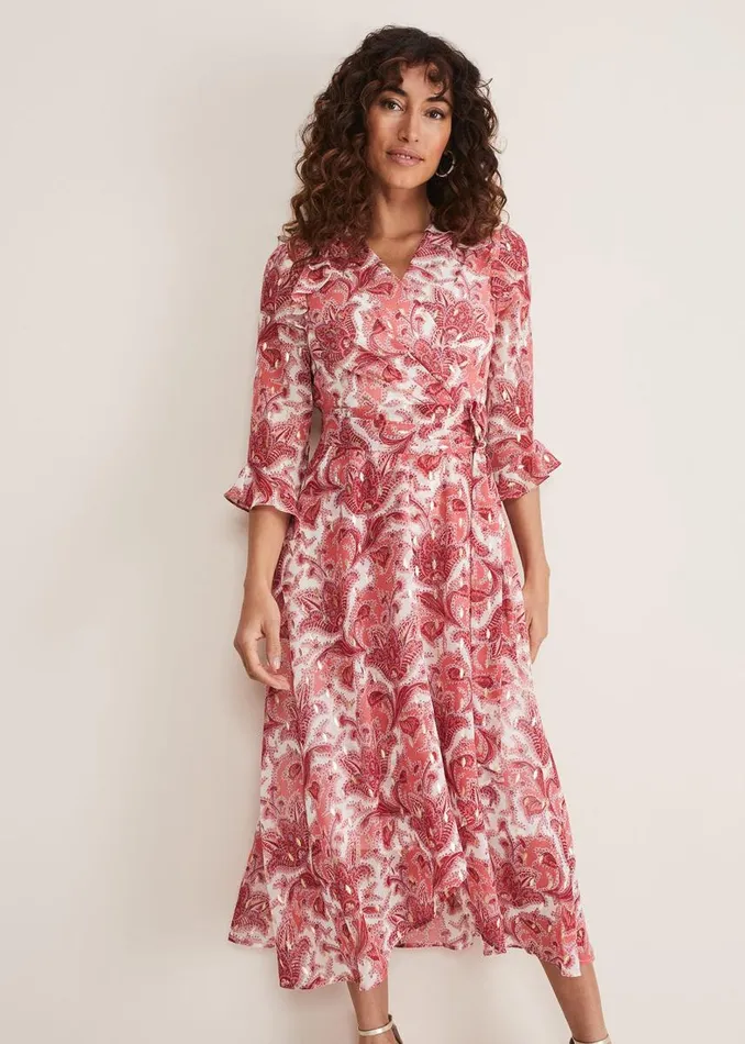 Phase Eight Dresses Women Arabella Print Dress Sunsetmulti