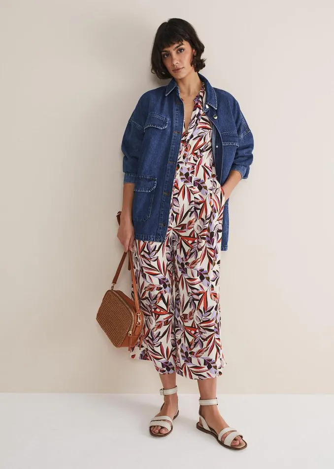 Phase Eight Dresses Women Astrid Leaf Print Cropped Wide Leg Jumpsuit Ivorymulti Phase Eight Dresses Women Astrid Leaf Print Cropped Wide Leg Jumpsuit Ivorymulti
