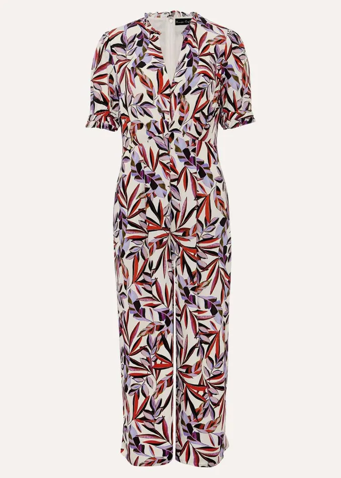 Phase Eight Dresses Women Astrid Leaf Print Cropped Wide Leg Jumpsuit Ivorymulti Phase Eight Dresses Women Astrid Leaf Print Cropped Wide Leg Jumpsuit Ivorymulti