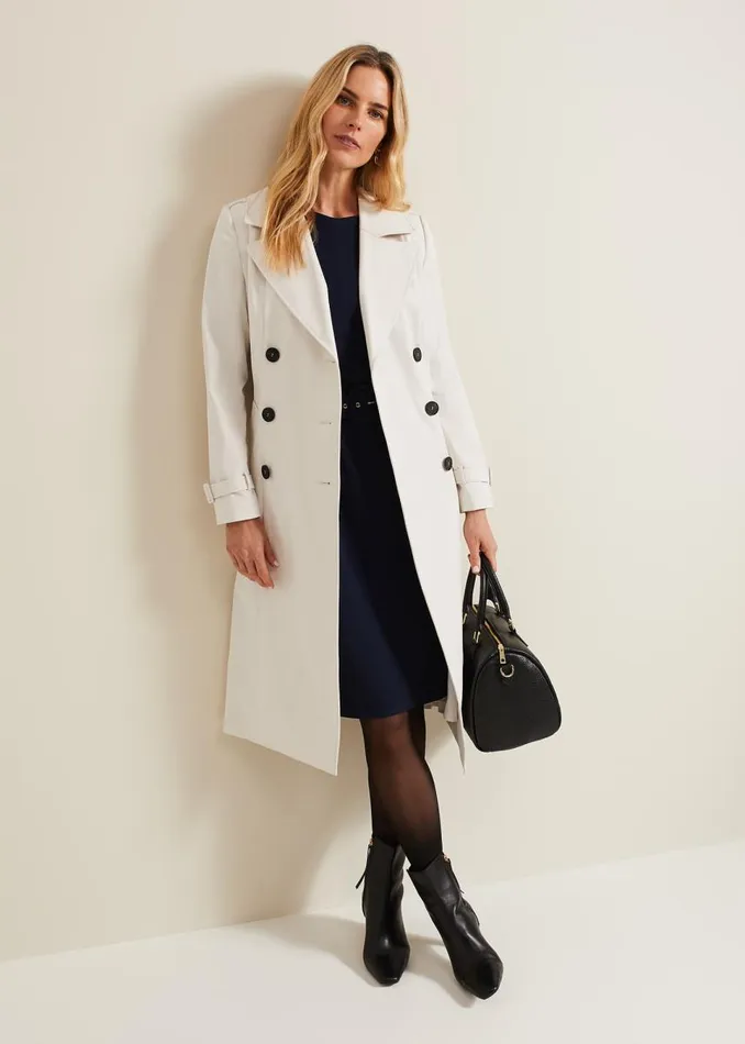 Phase Eight Dresses Women Fanella Belted Jersey Dress Navy