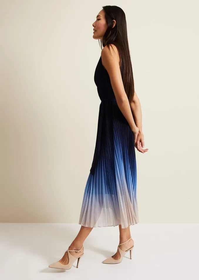 Phase Eight Dresses Women Freya Ombre Pleat Midi Dress Multicoloured