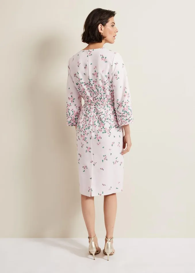 Phase Eight Dresses Women Giovanna Floral Belted Split Sleeve Dress Multicoloured Phase Eight Dresses Women Giovanna Floral Belted Split Sleeve Dress Multicoloured