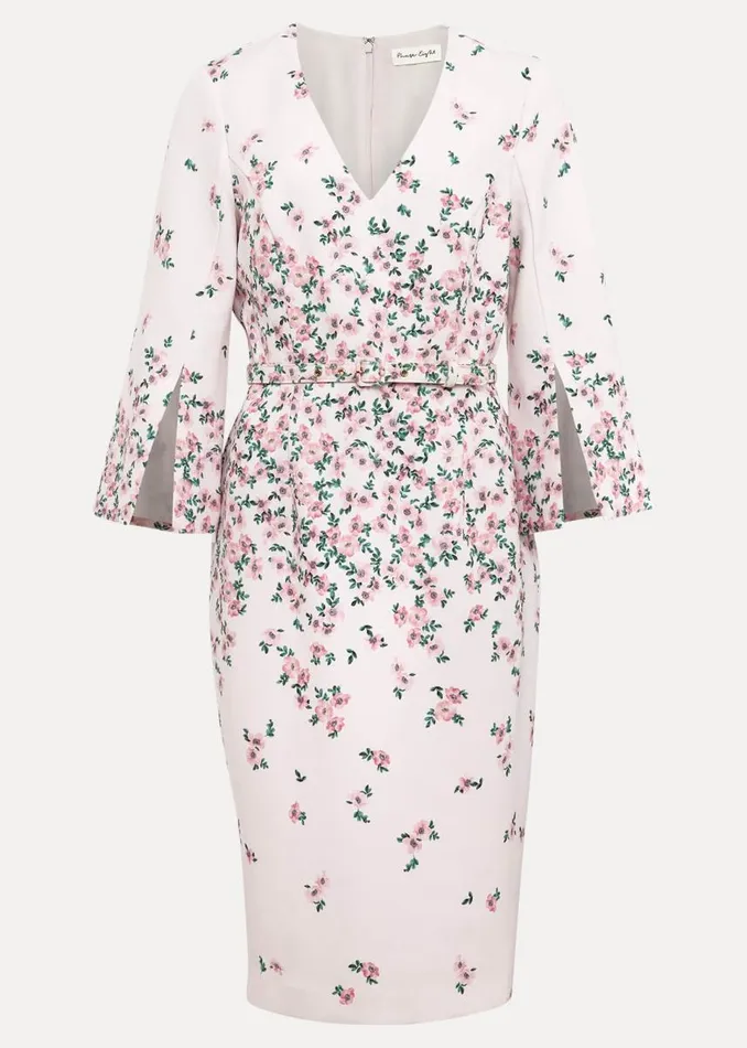 Phase Eight Dresses Women Giovanna Floral Belted Split Sleeve Dress Multicoloured Phase Eight Dresses Women Giovanna Floral Belted Split Sleeve Dress Multicoloured