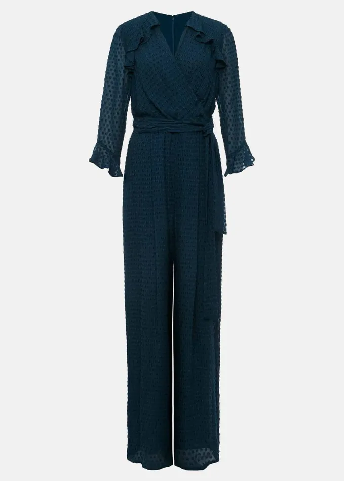 Phase Eight Dresses Women Hattie Wrap Wide Leg Jumpsuit Ocean