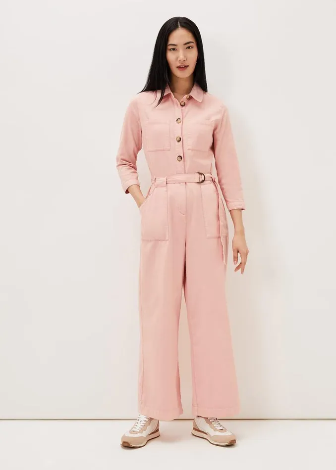 Phase Eight Dresses Women Jarah Denim Jumpsuit Rose