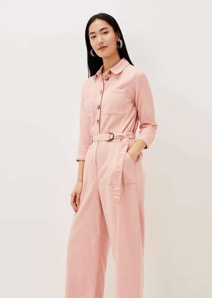 Phase Eight Dresses Women Jarah Denim Jumpsuit Rose