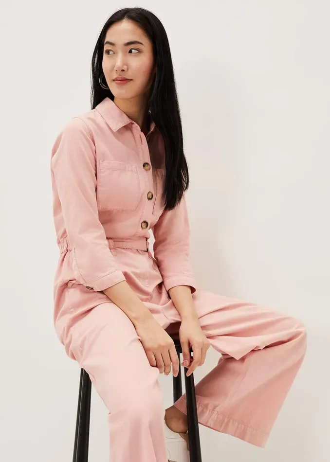 Phase Eight Dresses Women Jarah Denim Jumpsuit Rose