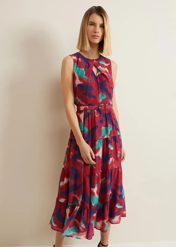 Phase Eight Dresses Women Jolene Floral Midi Dress Multicoloured