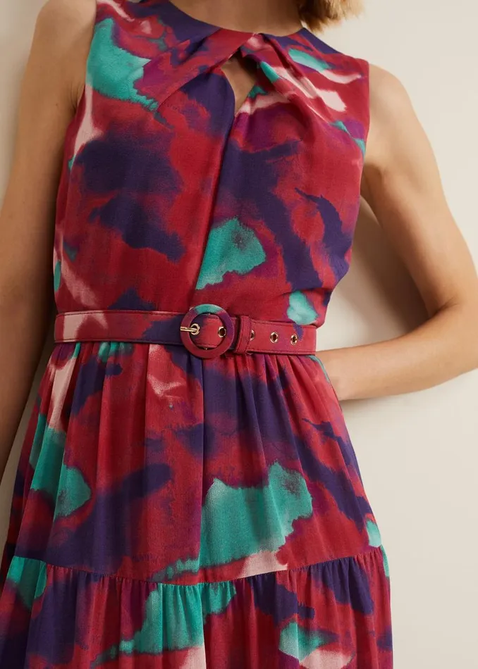 Phase Eight Dresses Women Jolene Floral Midi Dress Multicoloured