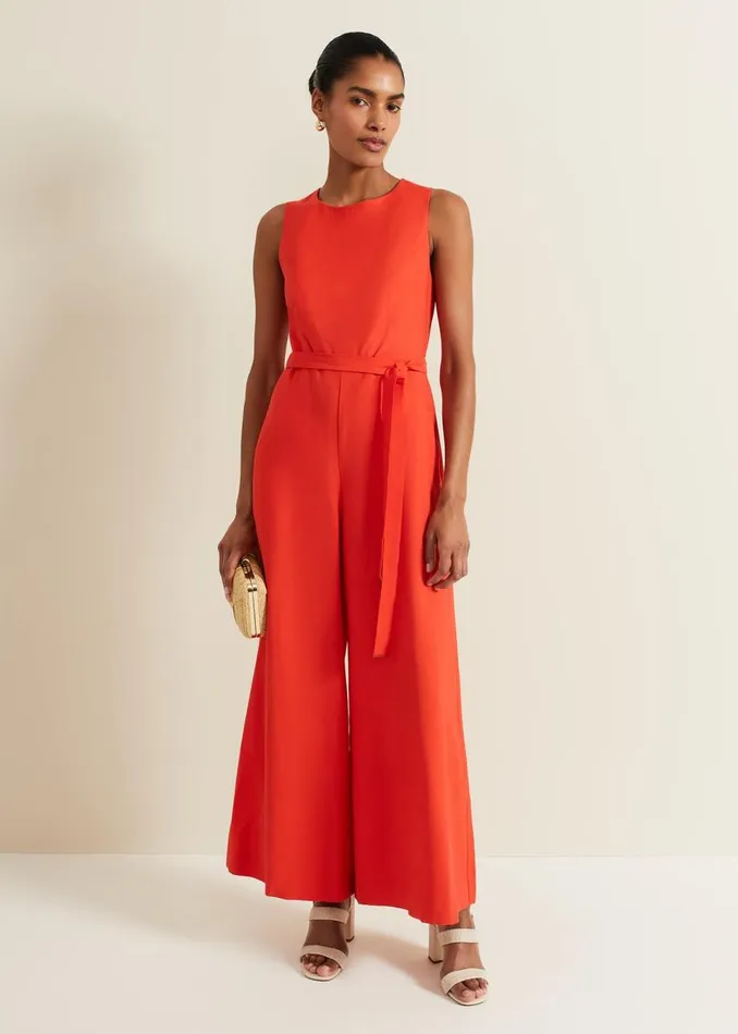 Phase Eight Dresses Women Marta Red Jumpsuit Red
