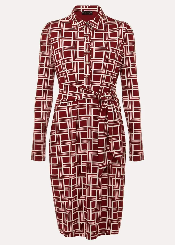 Phase Eight Dresses Women Montana Geo Shirt Shift Dress Multicoloured