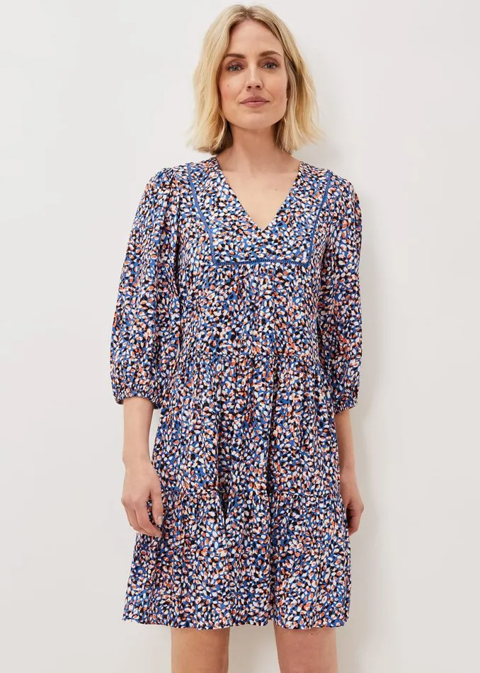 Phase Eight Dresses Women Penele Dotty Print Short Dress Multicoloured