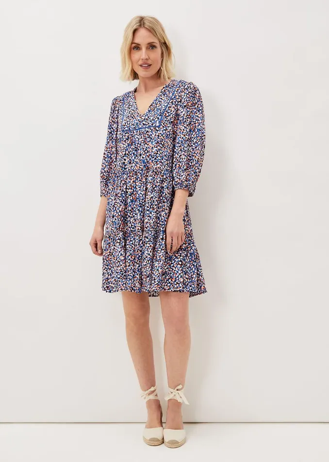 Phase Eight Dresses Women Penele Dotty Print Short Dress Multicoloured