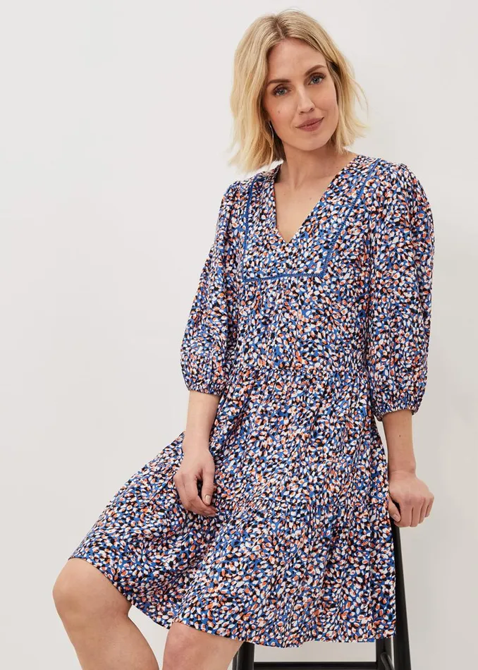 Phase Eight Dresses Women Penele Dotty Print Short Dress Multicoloured
