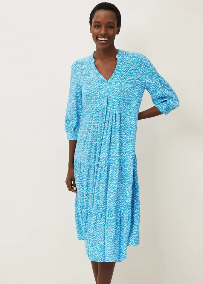 Phase Eight Dresses Women Penele Midi Dress Kingfisher