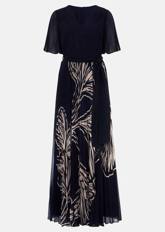 Phase Eight Dresses Women Petite Abigail Printed Pleat Midaxi Dress Multicoloured Phase Eight Dresses Women Petite Abigail Printed Pleat Midaxi Dress Multicoloured