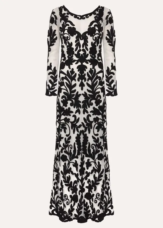 Phase Eight Dresses Women Ria Tapework Dress Blackwhite