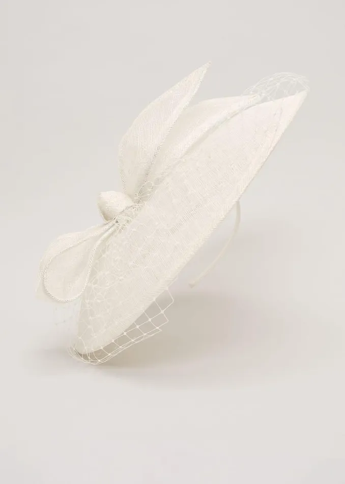 Phase Eight Fascinators and Hats Women Downturned Brim Bow Fascinator Neutral Phase Eight Fascinators and Hats Women Downturned Brim Bow Fascinator Neutral