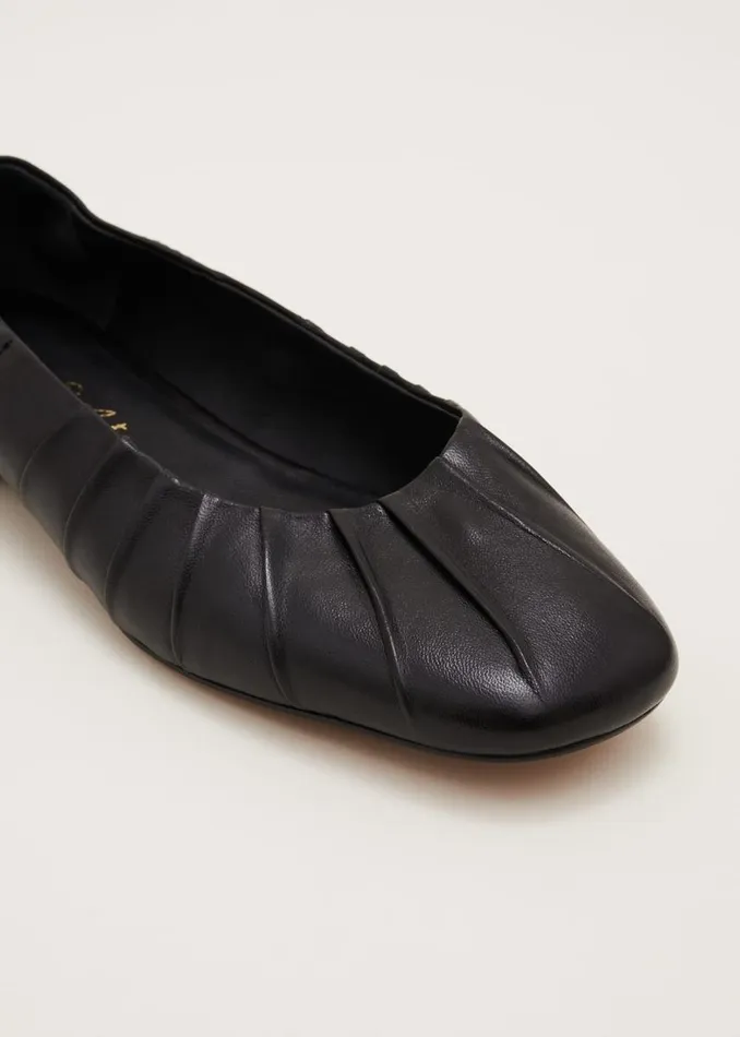 Phase Eight Flats Women Elasticated Pump Black