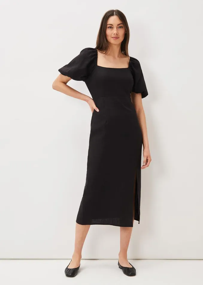 Phase Eight Flats Women Elasticated Pump Black