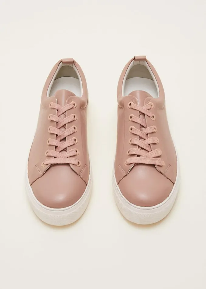 Phase Eight Flats Women Platform Trainers Light Pink